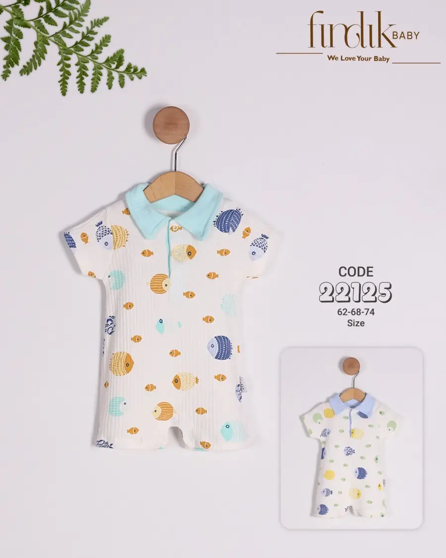 Short-sleeved jumpsuit