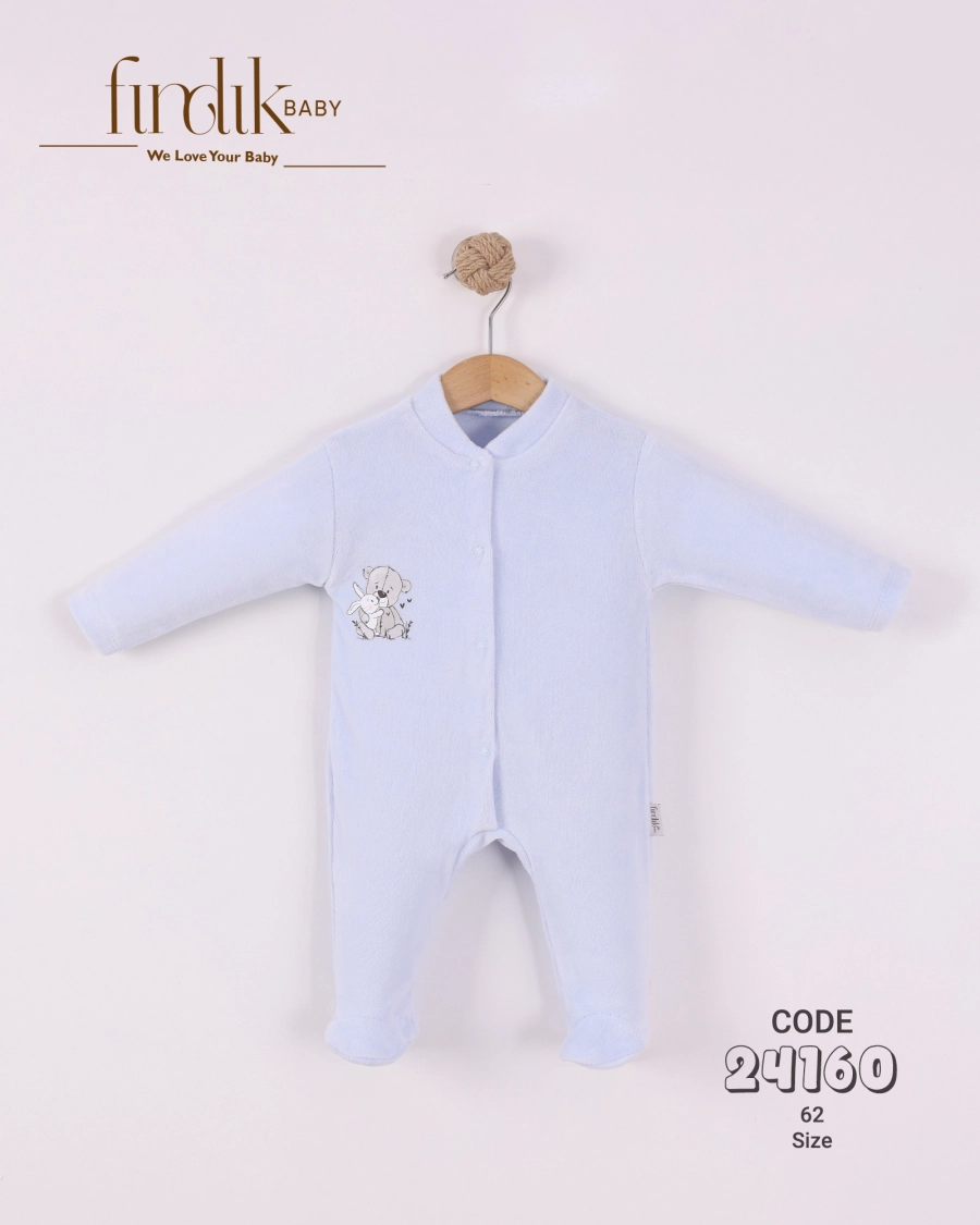 Zen Fermuarlı Battaniye Mavi