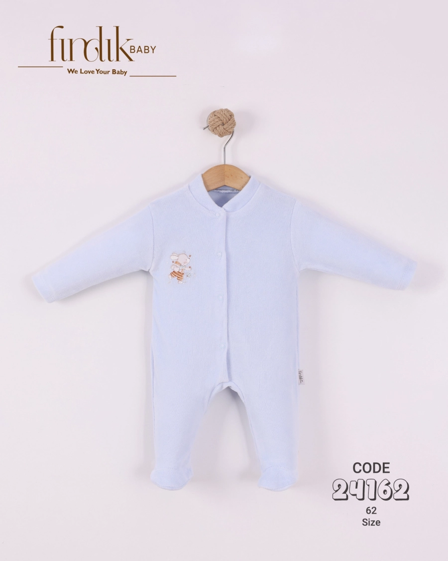 Zen Fermuarlı Battaniye Mavi