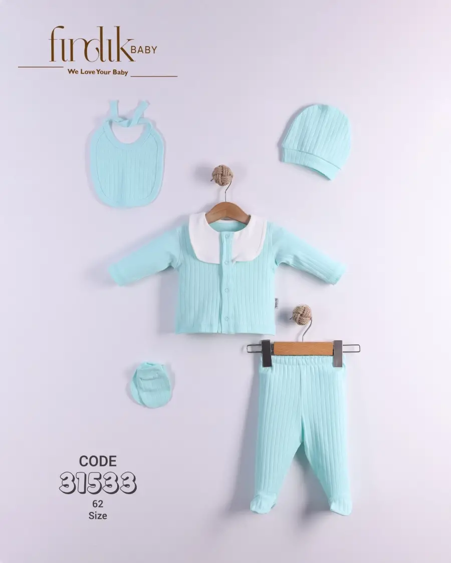 Zen Fermuarlı Battaniye Mavi