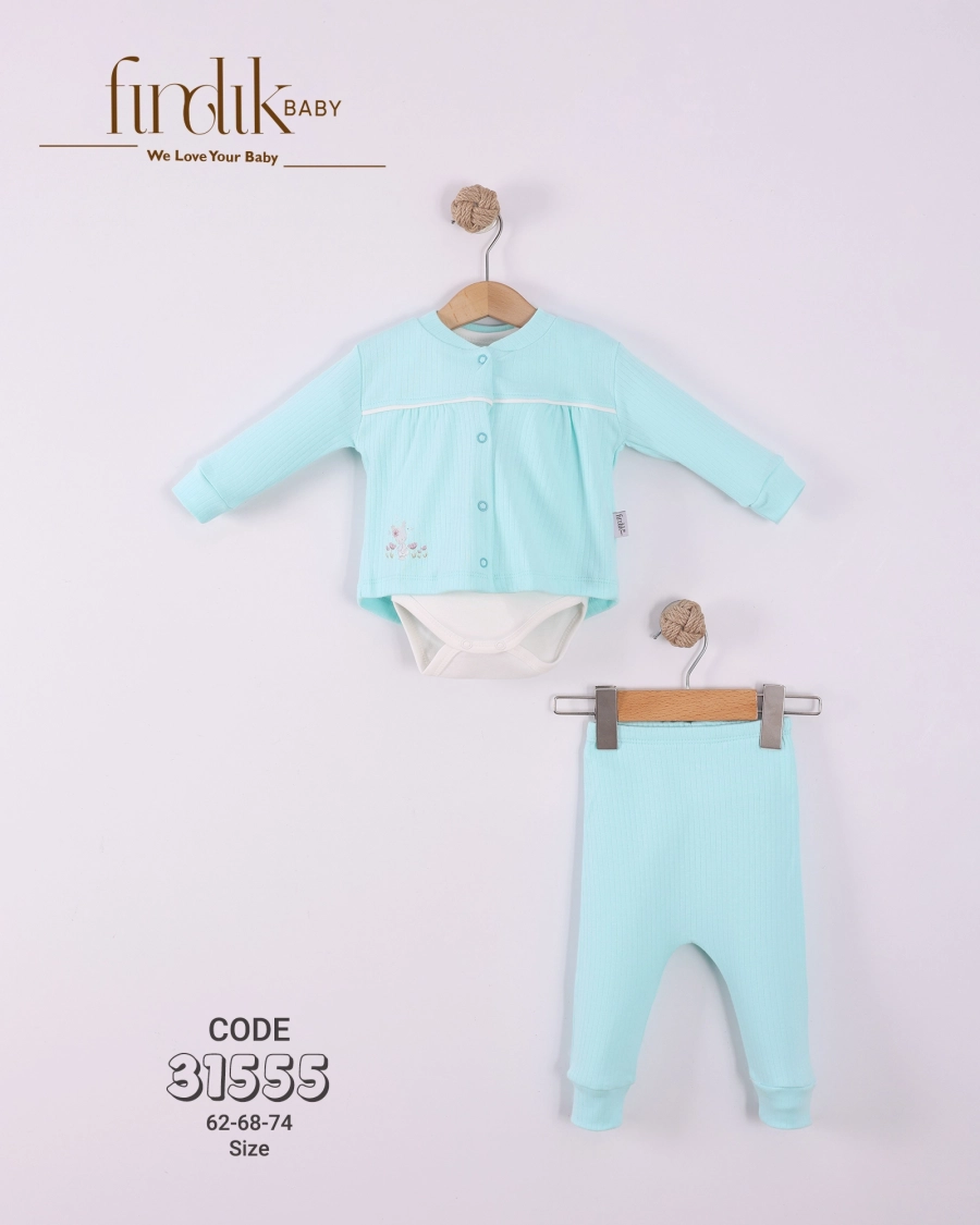 Zen Fermuarlı Battaniye Mavi