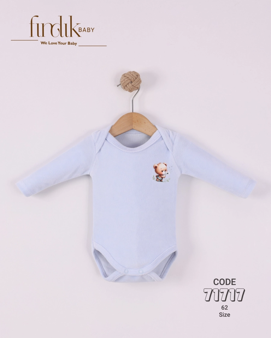 Zen Fermuarlı Battaniye Mavi