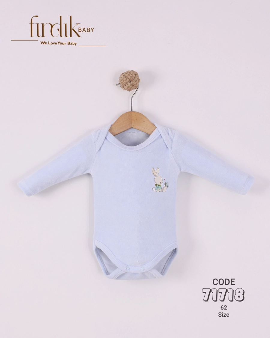 Zen Fermuarlı Battaniye Mavi